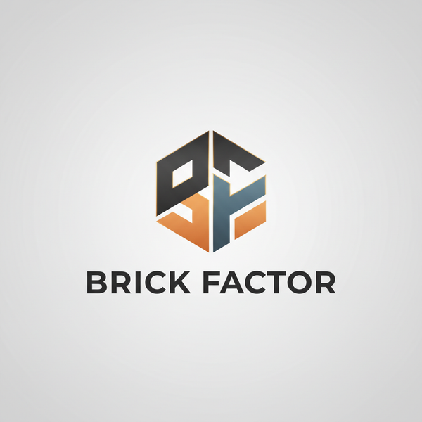logo pour une boutique en ligne avec un nome de brick factor